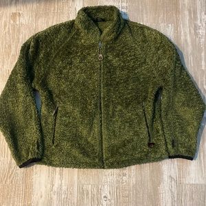 Hot Chilly’s Polartec Shooter Series green fleece zip up jacket L